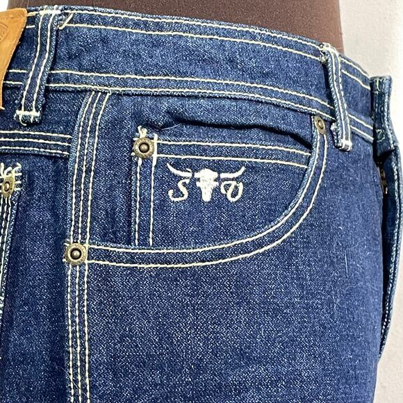 Vintage Sergio Valente Jeans, 1980s Dark Indigo Wash Cotton Denim XS-S - Picture 10 of 12